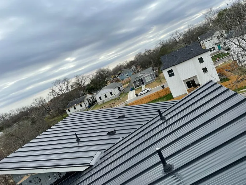 Standing seam metal roof panels with vents for Skylight Repair in Keansburg